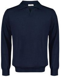 AUTORE - Tops ,Blauw ,Wol Maglia Polo Stewart - Lyst