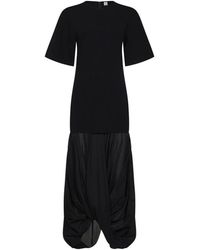 TOTEME - Panelled T-Shirt Dress - Lyst