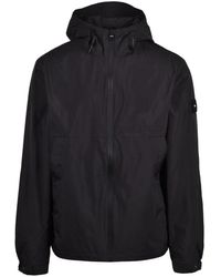 Tommy Hilfiger - Jassen ,Zwart ,Polyester Windbreaker Jacket - Lyst