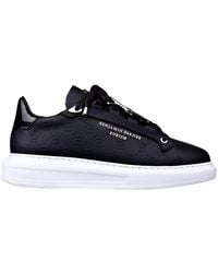 Benjamin Berner - Monogramm-Geprägte Sneakers - Lyst