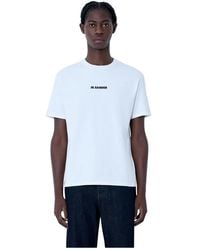 Jil Sander - Logo Print T-Shirt - Lyst