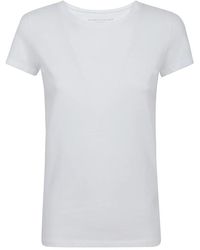 Majestic Filatures - Tops ,Wit ,Katoen Witte Katoenen T-Shirts En Polos - Lyst