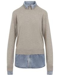 Acne Studios - Round-Neck Knitwear - Lyst