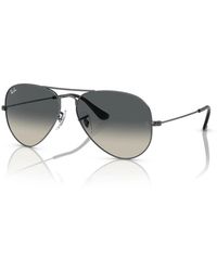 Ray-Ban - Aviator Large Metal Zonnebril - Lyst