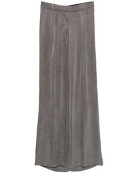 Officine Generale - Wide Trousers - Lyst