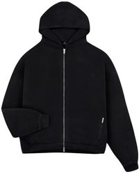 Represent - Hoodies & Sweatvesten ,Zwart ,Katoen Initial Boxy Zip Hoodie - Lyst