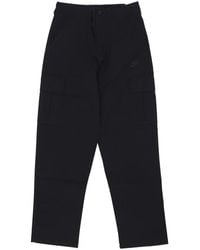 Nike - Broeken ,Zwart ,Katoen Cargo Broek Zwart Ripstop Katoen - Lyst