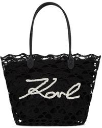 KARL LAGERFELD - Tote Bags - Lyst