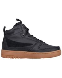 Fila - Schwarzer high-top sneaker schnürverschluss - Lyst
