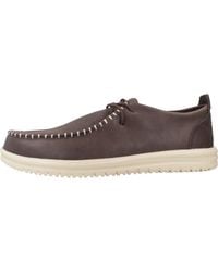 HEYDUDE - Leren Veterschoenen - Lyst