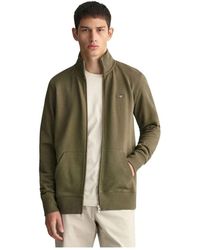 GANT - Sweatshirt mit reißverschluss shield - Lyst