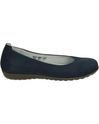Waldläufer - Schoenen ,Blauw ,Leer Blauwe Nubuck Ballerina Schoenen - Lyst