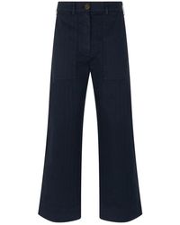 Etro - Rechte Katoenen Broek - Lyst