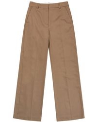 Munthe - Broeken ,Bruin ,Stijlvolle Sumatra Camel Broek - Lyst