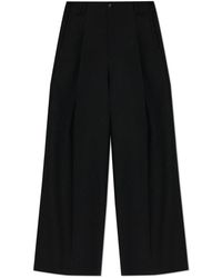 Entire studios - Broeken ,Zwart ,Wol Pel Pant - Lyst