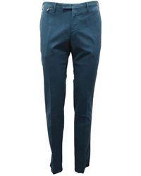 PT01 - Broeken ,Blauw ,Super Slim Fit Broek Model 202 - Lyst
