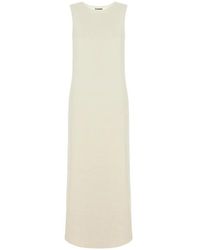 Jil Sander - Kleedjes ,Wol Stijlvolle Abiti Jurk - Lyst