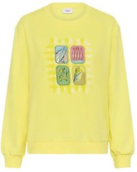 Saint Tropez - Elfin Sweatshirt Met Geborduurd Motief - Lyst