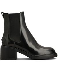 Tod's - Schoenen ,Zwart ,Leer Gomma T60 Chelsea Boots - Lyst
