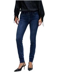 Salsa Jeans - Wonder Push Up Skinny Jeans - Lyst