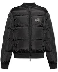 DSquared² - Jassen ,Zwart ,Satijn Donsjas - Lyst