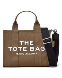 Marc Jacobs - Grüne baumwoll-tote-tasche mit reißverschluss - Lyst
