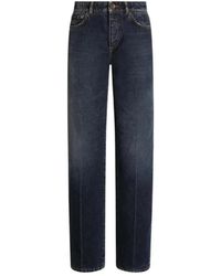 Dolce & Gabbana - Jeans ,Blauw ,Denim 5 Pockets Broeken Variante Abbinata - Lyst