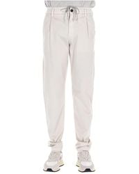 Eleventy - Slim-Fit Trousers - Lyst