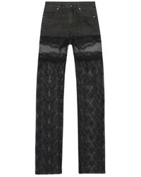 Blumarine - Straight Trousers - Lyst