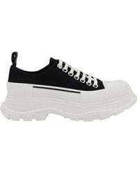 McQueen - Zapatillas de cuero con plataforma - Lyst