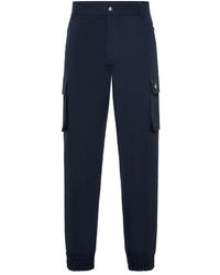 Philipp Plein - Broeken ,Blauw ,Katoen Basic Cargo Joggers - Lyst