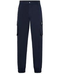 Philipp Plein - Broeken ,Blauw ,Katoen Basic Cargo Joggers - Lyst