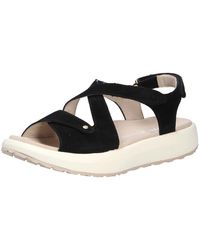 Joya - Bequeme Schwarze Sandalen Für Breite Füße - Lyst