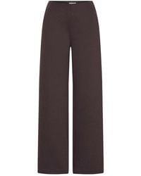 Ichi - Broeken ,Bruin ,Ihkate Wide Pa2 Broek - Lyst