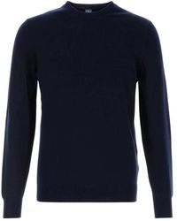 Fedeli - Rundhals-Pullover - Lyst