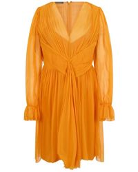 Alberta Ferretti - Short Dresses - Lyst