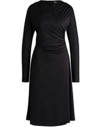 BOSS - Midi Dresses - Lyst