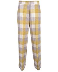 Erika Cavallini Semi Couture - Straight Trousers - Lyst