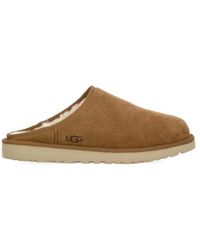 UGG - Schoenen ,Bruin ,Wol Classic Slip-On - Lyst