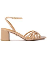 Kazar - Elegante Sandale Angela Mit Breitem Absatz Aus Lackleder - Lyst