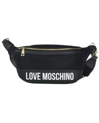 Love Moschino - City lover logo marsupio - Lyst