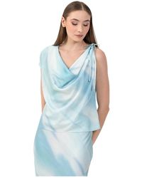 Kocca - Chique Blouse Met Vervaagd Patroon - Lyst