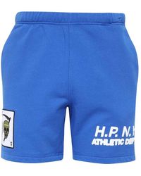 Heron Preston - Korte Broeken ,Blauw ,Katoen Casual Sweatshorts Voor Dagelijks Comfort - Lyst