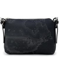 Alviero Martini 1A Classe - Schwarze tote tasche leder baumwollmischung - Lyst