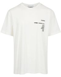 Iceberg - Logo print baumwoll t-shirt,polo-shirt mit logo - Lyst
