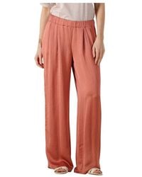 Summum - Seidige Rosa Hose Stylischer Komfort - Lyst