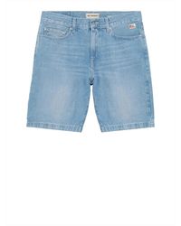 Roy Rogers - Korte Broeken ,Blauw ,Katoen Bermuda Jeans - Lyst