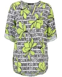 Doris Streich - Bluse Mit Grafischem Blumenmuster - Lyst