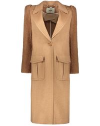 Fendi - Single-Breasted Coats - Lyst