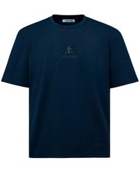 Premiata - Katoenen T-Shirt Met Gelijmde Details En Hot Finish - Lyst